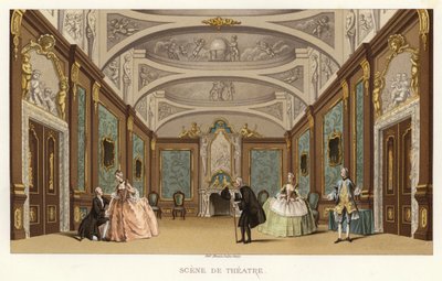 Scene de Theatre av French School