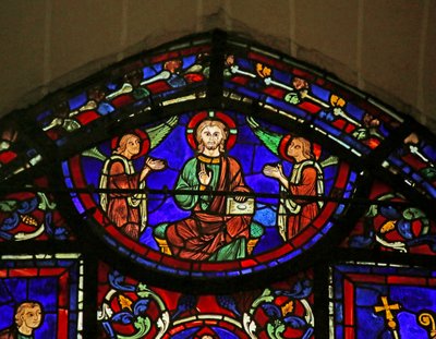 Scene fra St. Martins liv, katedralen i Chartres av French School