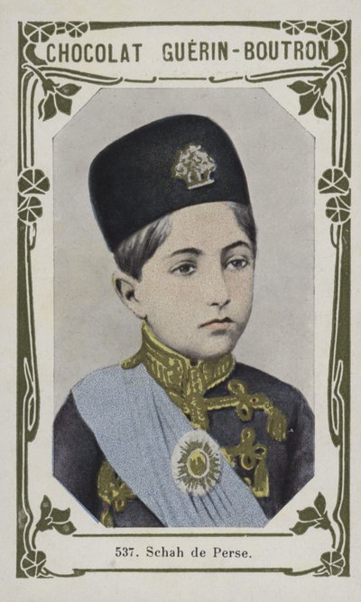 Schah de Perse (farget bilde) av French School