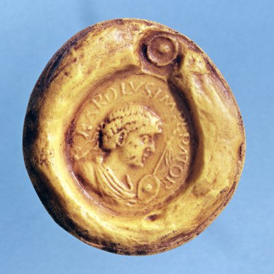 Segl av Charles III (839-888) den tykke, kongen av Frankrike og den hellige romerske keiseren, 900-tallet av French School