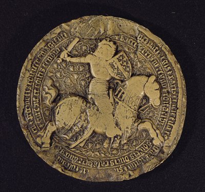 Segl av Ludvig I av Anjou (1339–84) konge av Sicilia, 1383 av French School