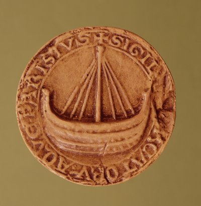 Segl fra Hanse of Water Merchants, tidlig på 1200-tallet av French School