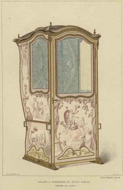 Sedan stol, 1700-tallet av French School