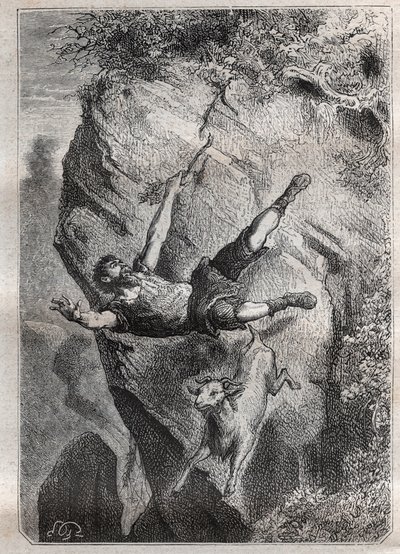 Abenteuer von Alexandre Selkirk, einem schottischen Seemann, der vier Jahre auf der Insel Juan-Fernandez im Pazifik ausgesetzt war und dessen Abenteuer Daniel Defoes Roman Robinson Crusoe inspirierte von French School