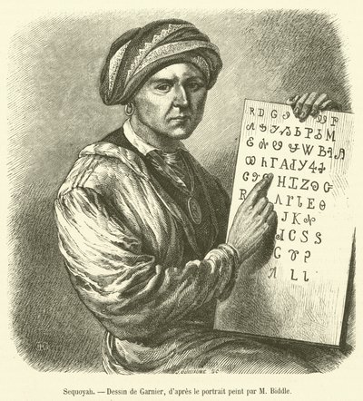 Sequoyah (gravering) av French School