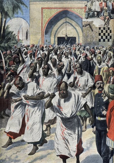 Shiite moslems in pilgrimage at Karbala (Iraq), at Husayn