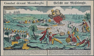 Beleiring av Missolonghi, 22. april 1826 av French School