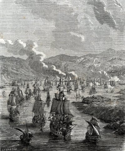 Beleiringen av Toulon fant sted mellom 29. juli og 21. august 1707 under den spanske arvefølgekrigen da en alliert land- og sjøstyrke beleiret den franske marinebasen i Toulon (gravering) av French School