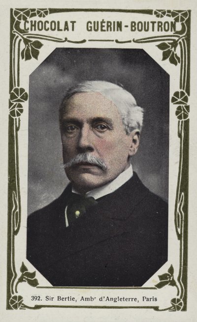 Sir Bertie, Ambassadeur dAngleterre, Paris (farget bilde) av French School