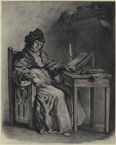 Sir John Froissart (fotogravyr) av French School