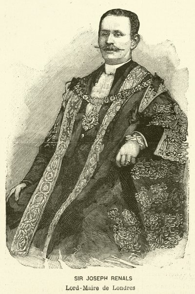 Sir Joseph Renals, Lord Mayor of London (gravering) av French School