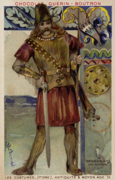 slavisk tartarisk krigersjef av French School