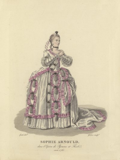 Sophie Arnould , fransk operasanger av French School