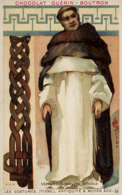 Spansk dominikansk munk, 1300-tallet av French School