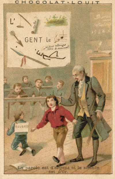 Tale er sølv og stillhet er gull av French School