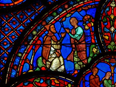 St Anthony: lytter til læren til en eremitt (w30b) av French School