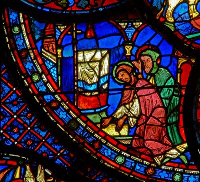 St Anthony: ber ved kroppen til St Paul Anchorite (w30b) av French School