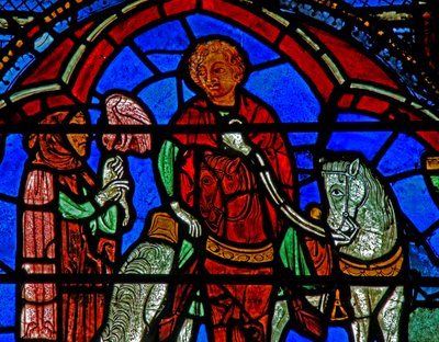 St Cheron-vinduet: hawking? (w15) av French School