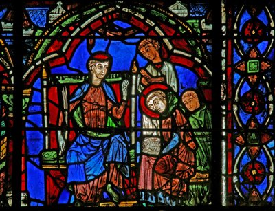St Cheron-vinduet: lærer å lese (w15) av French School