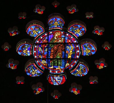 Døperen Johannes i ørkenen med Agnus Dei (w116) av French School