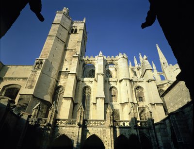 St. Just Cathedral fra sør, startet 1272 av French School