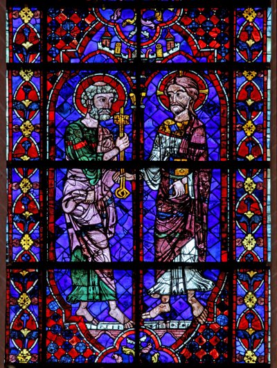 St Peter - mottar nøklene (w105) av French School