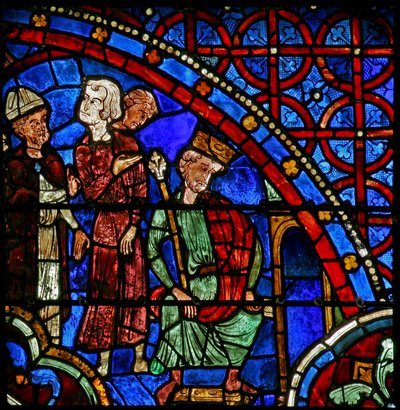 St Thomas Becket presenteres for Henry II (w18) av French School