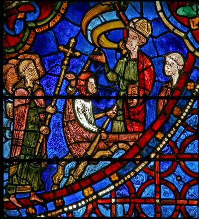 St Thomas Becket drar til England (w18) av French School
