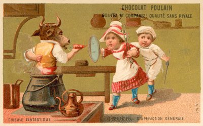 Stuing - generell forvirring (chromolitho) av French School