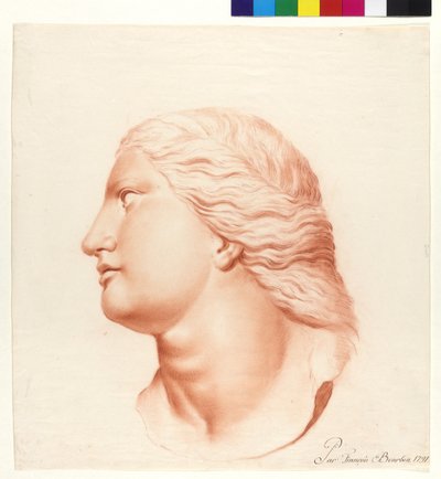 Studie basert på statue (datter av Niobe) av French School