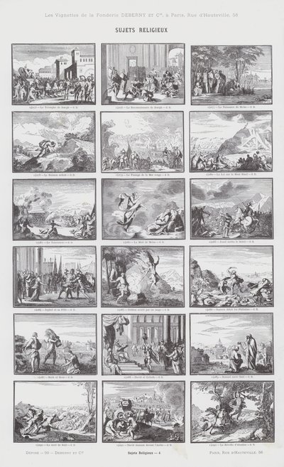 Religiöse Themen von French School