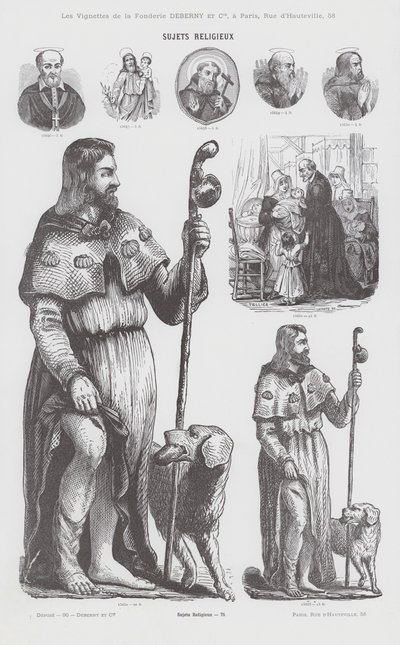 Religiöse Themen von French School