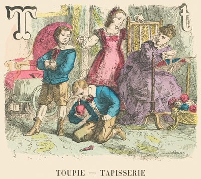T: Topp — Tapet av French School