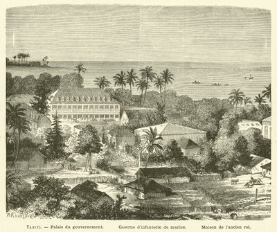 Tahiti (gravering) av French School