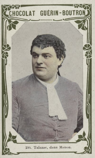Talazac, i Manon (farget bilde) av French School