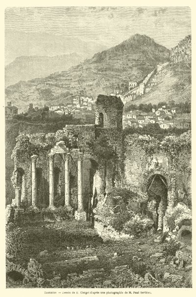 Taormine (gravering) av French School