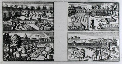 Tending a garden, fra 