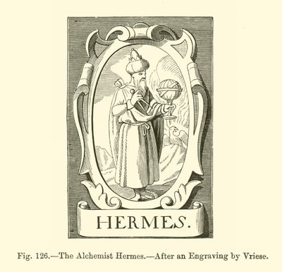 Alkymisten Hermes (gravering) av French School