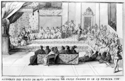 Forsamlingen av Blois Estates sammenkalt den 29. februar 1588 av Henri III (1551-89), konge av Frankrike (1574-89), etter 1588 av French School