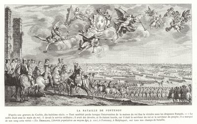 Slaget ved Fontenoy, den østerrikske arvefølgekrigen, 1745 av French School
