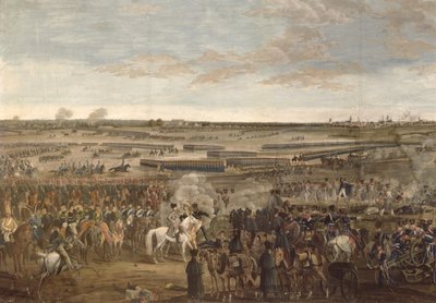 Slaget ved Leipzig, detalj av Napoleon i forgrunnen, 18. oktober 1813 (se 203343) av French School