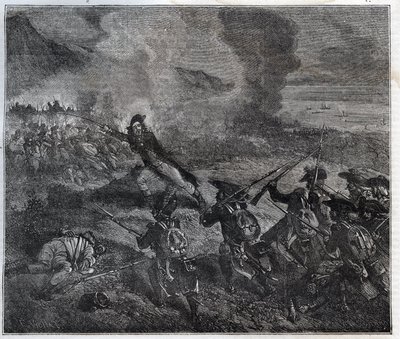 Slaget ved Loano fant sted 23.–24. november 1795 under krigen mot den første koalisjonen - New National Encyclopedia av Maurice La Charest - 1870 - av French School