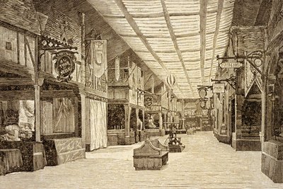 Bazar de la Charité i Paris før brannen 4. mai 1897 av French School