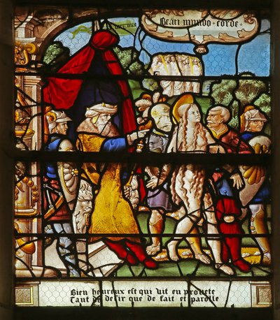 Saligprisningene: Salige er de rene av hjertet: St. Agnes martyrium av French School