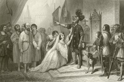 Borgerne i Calais før kong Edward av England av French School
