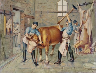 Slakteren, 1800-tallet av French School