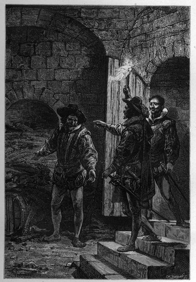 Fangsten av Guy Fawkes - Arrestering av Guy Fawkes (Guido Falxius, kjent som John Johnson, engelsk katolikk av French School