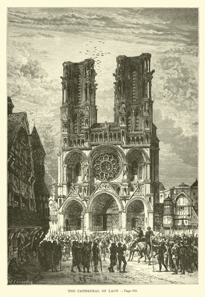 Katedralen i Laon av French School