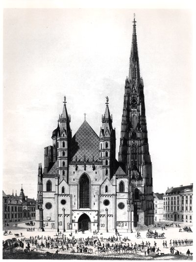 St. Stephen-katedralen i Wien, 1821 av French School