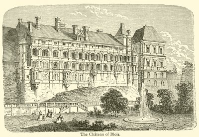 Chateau of Blois (gravering) av French School